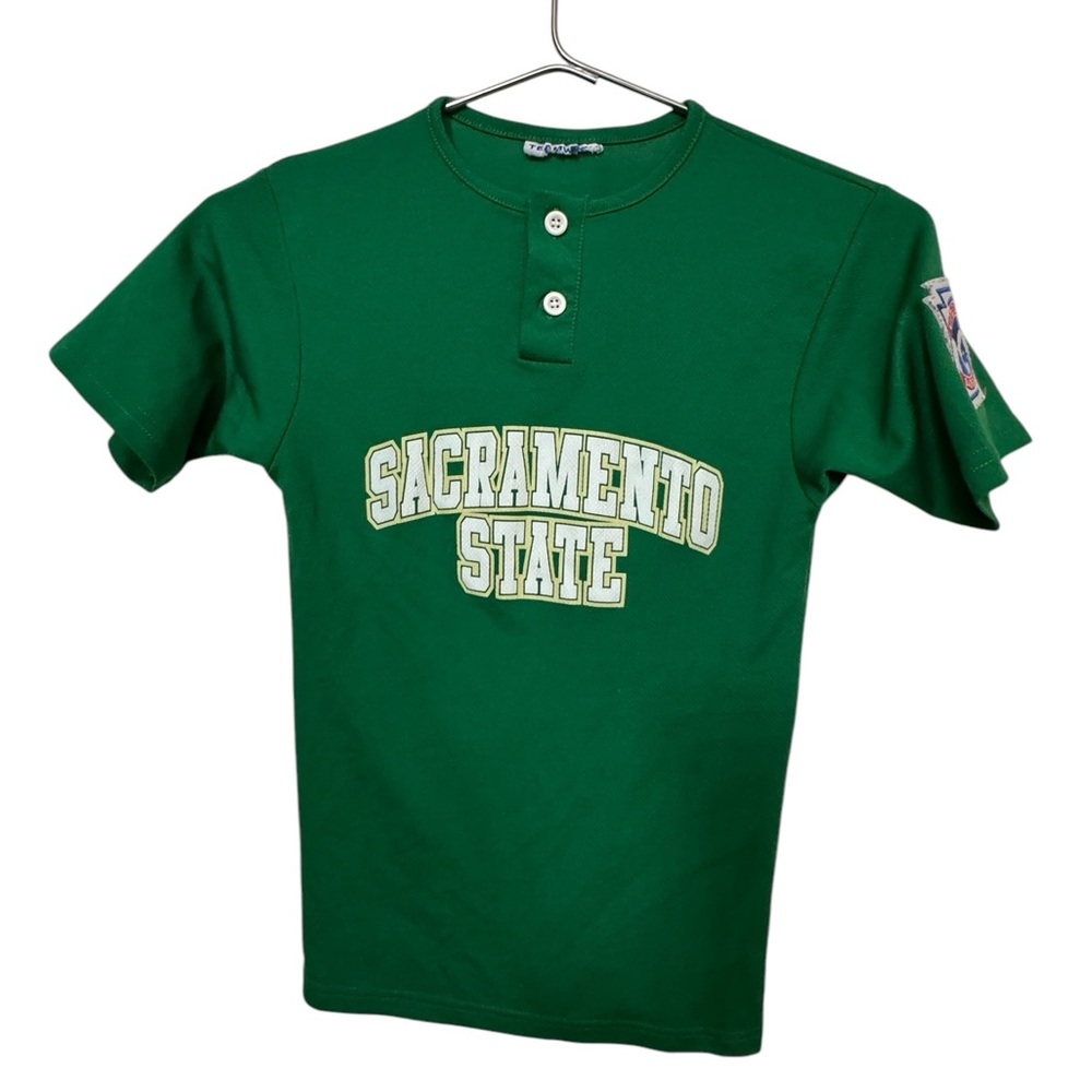 Vintage Sacramento State Little League Baseball Jersey Women’s XS Youth L Rare